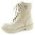 Kurze Stiefel Prada Lederstiefel Beige - Ansicht 5