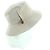 Cappello bucket in pelle e cotone Hermès 56 Beige - vista 5