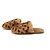 Pantofole in pelliccia di visone Louis Vuitton LV Suite Line Marrone - vista 2