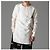 Autre Marque Camisa OLUBIYI THOMAS con pechera plisada de algodón y rayón Blanco Blanco roto - vista 3