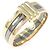 Autre Marque Mauboussin Elegance Francaise Tricolor Gold Ring Golden