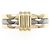 Autre Marque Mauboussin Elegance Francaise Tricolor Gold Ring Golden - view 2