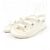 Timeless Sandali Chanel in agnello Bianco - vista 3