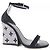 Sandali Louis Vuitton Appeal Line in scamosciato di capretto e strass Nero