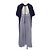 Sacai Kleid Weiß Blau Marineblau - Ansicht 2