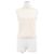 Céline Top sin mangas de cuello alto de lana CELINE Crudo
