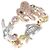 Autre Marque Gstb Platinum Au750 Color Stone Diamond Ring Ring Mehrfarben