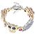 Autre Marque Gstb Platinum Au750 Color Stone Diamond Ring Ring Mehrfarben - Ansicht 3