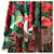 Dolce & Gabbana Dolce&Gabbana Stretch-Mikro-Crepe-Blumenkleid Weiß Rot Grün  - Ansicht 4