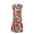 Dolce & Gabbana Dolce&Gabbana Stretch-Mikro-Crepe-Blumenkleid Weiß Rot Grün  - Ansicht 5
