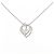 Autre Marque Collana 2way in Diamante PT900 PT850 Argento
