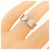 Anello Cartier C2 Small Band in oro bianco 18K - vista 4