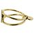 Fendi Gold Band Ring mit Kristall Golden - Ansicht 2