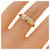 Tiffany & Co Tiffany Double Teardrop Ring Golden - Ansicht 4