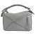 Loewe Puzzle Small Handtasche aus grauem Leder Braun - Ansicht 2