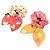 Set di scrunchie Louis Vuitton Scrunchie Set GameOn M79104 Marrone Fuschia