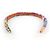 Hermès Fascia per capelli in seta Hermes Elsa Wild Singapore Multicolore - vista 4