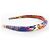 Hermès Fascia per capelli in seta Hermes Elsa Wild Singapore Multicolore - vista 5