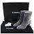 Timeless Stivaletti in scamosciato Chanel COCO Mark Marrone - vista 2