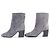 Timeless Stivaletti in scamosciato Chanel COCO Mark Marrone - vista 3