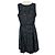 Autre Marque RED VALENTINO Tweed-Kleid mit Schleife Schwarz