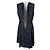 Autre Marque RED VALENTINO Tweed-Kleid mit Schleife Schwarz - Ansicht 4