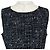 Autre Marque RED VALENTINO Tweed-Kleid mit Schleife Schwarz - Ansicht 5