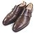 Autre Marque Scarpe stringate in pelle John Lobb Chapel Bronzo Marrone scuro