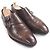Autre Marque Scarpe stringate in pelle John Lobb Chapel Bronzo Marrone scuro - vista 3