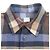 Autre Marque E.Tautz LINEMAN SHIRT Camisa de algodón Castaño Azul marino - vista 2