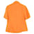 Hermès Hermes Leinen-Kurzarmhemd 38 Orange  - Ansicht 2