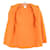 Hermès Hermes Leinen-Kurzarmhemd 38 Orange  - Ansicht 3