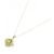 Autre Marque Collana Fiore Peridoto Pt900 K18YG Verde - vista 2