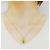 Autre Marque Collana Fiore Peridoto Pt900 K18YG Verde - vista 6