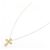 Autre Marque Collana Cross Diamond in Au750 D'oro - vista 2