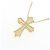 Autre Marque Collana Cross Diamond in Au750 D'oro - vista 3