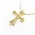 Autre Marque Collana Cross Diamond in Au750 D'oro - vista 4