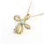 Autre Marque Collana in oro giallo Au750 e oro rosa Au750 con diamanti D'oro - vista 3