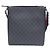 Borsa a tracolla Gucci GG Supreme nera e grigia Marrone Nero - vista 2