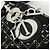 Mini borsa Lady Christian Dior Nero Bianco - vista 6
