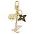 Portachiavi Louis Vuitton Spring Street Marrone D'oro