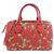 Borsa Gucci 409529 GG Supreme tela e pelle rosso beige