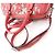 Borsa Gucci 409529 GG Supreme tela e pelle rosso beige - vista 5