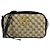 Borsa a Spalla Gucci GG Marmont Nero Beige