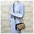 Borsa a Spalla Gucci GG Marmont Nero Beige - vista 2