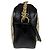 Borsa a Spalla Gucci GG Marmont Nero Beige - vista 4