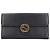 Gucci Interlocking G Long Wallet Schwarz