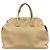 Borsa a mano in pelle beige Prada