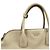 Borsa a mano in pelle beige Prada - vista 14