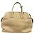 Borsa a mano in pelle beige Prada - vista 3